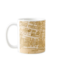 Glasgow Map Mug by Artworks Glasgow Map Mug