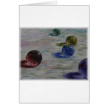 Glass Beeds by David Barlow Greeting Cards