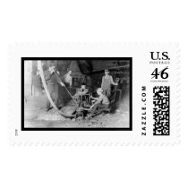Glass Blower in Grafton, WV 1908 postage by lc_vintagephotos Glass Blower in Grafton, WV 1908 postage