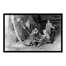 Glass Blower in Grafton, WV 1908 posters