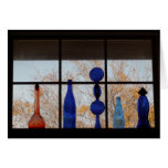 Glass Bottles in a Window cards