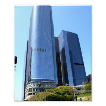 Glass Buildings On A Hill