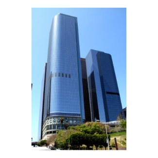 Glass Buildings On A Hill