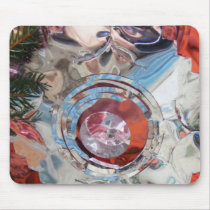 Glass Christmas Ornament Mousepad