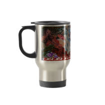 Glass Christmas Ornament Travel Coffee Mug