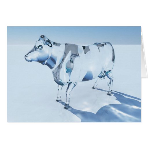 Glass Cow Card