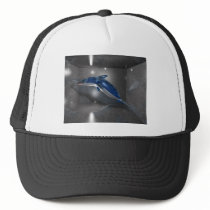 Glass Dolphin Trucker Hats