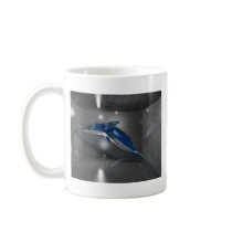 Glass Dolphin Coffee Mug