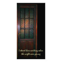 Glass Door Photo Card Template