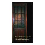 Glass Door Photo Card Template