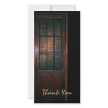 Glass Door Customized Photo Card