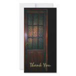Glass Door Customized Photo Card