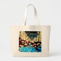 "Glass Dragon Hole in the Wall  CricketDiane Art Bag