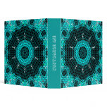 Glass Effect Mosaic Aquamarine Binders