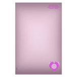 Glass Effect Mosaic Pink (Heart) Custom Stationery