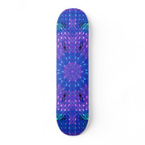 Glass Effect Mosaic Purple/Blue Skate Decks