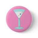 Glass Eye Human Eyeball Martini buttons