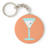 Glass Eye Human Eyeball Martini keychains