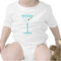 Glass Eye Human Eyeball Martini t-shirts