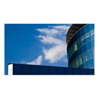 glass facade - corporate building business cards