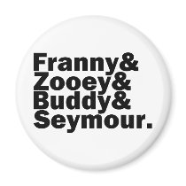 Glass Family magnets by Pencey Glass Family magnets