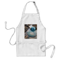 Glass float and anemone apron
