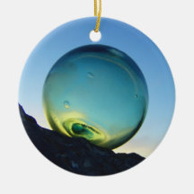 Glass Float Christmas Tree Ornament
