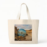 Glass float on ledge bag