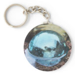 Glass floating in tide pool keychains