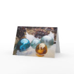 Glass Floats on water Greeting Card