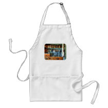 Glass Funnels and Barber Pole Aprons