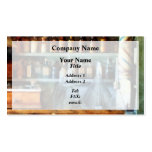 Glass Funnels and Barber Pole Business Cards