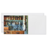 Glass Funnels and Barber Pole Personalized Rack Card