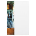 Glass Funnels and Barber Pole Customized Stationery