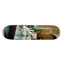 Glass Funnels and Bottles Skate Board Decks