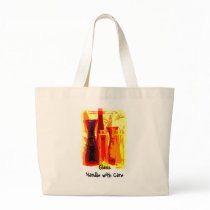 glass, handle with care bags