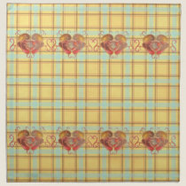 Glass Hearts Ornamental napkins