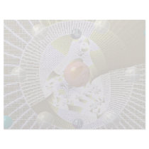Glass in a mesh photo letterhead
