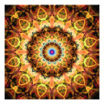 Glass in lead ocher mandala announcements