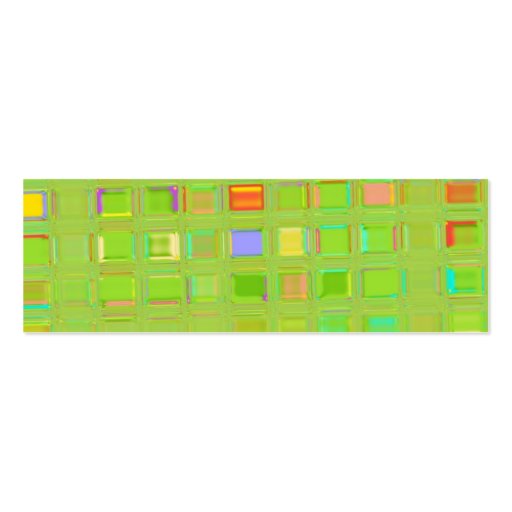 Glass Mosaic Tile template Business Card Templates