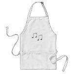 GLASS MUSIC NOTES APRON