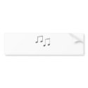 GLASS MUSIC NOTES bumper stickers by edissler GLASS MUSIC NOTES bumper stickers