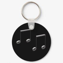 GLASS MUSIC NOTES keychains by edissler GLASS MUSIC NOTES keychains