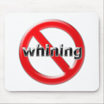 Glass No Whining mousepads