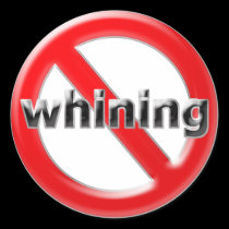 Glass No Whining stickers