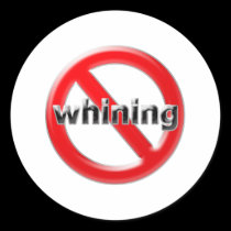 Glass No Whining stickers