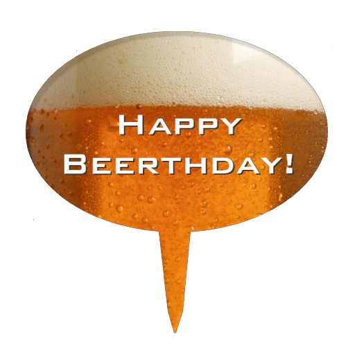 Glass Of Beer Cake Topper