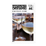 Glass Of White Wine Postage Stamp