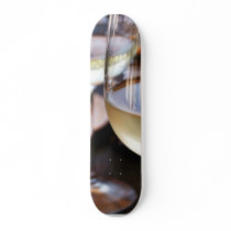 Glass Of White Wine skateboards by lifesphere Glass Of White Wine skateboards
