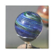 Glass orb magnets